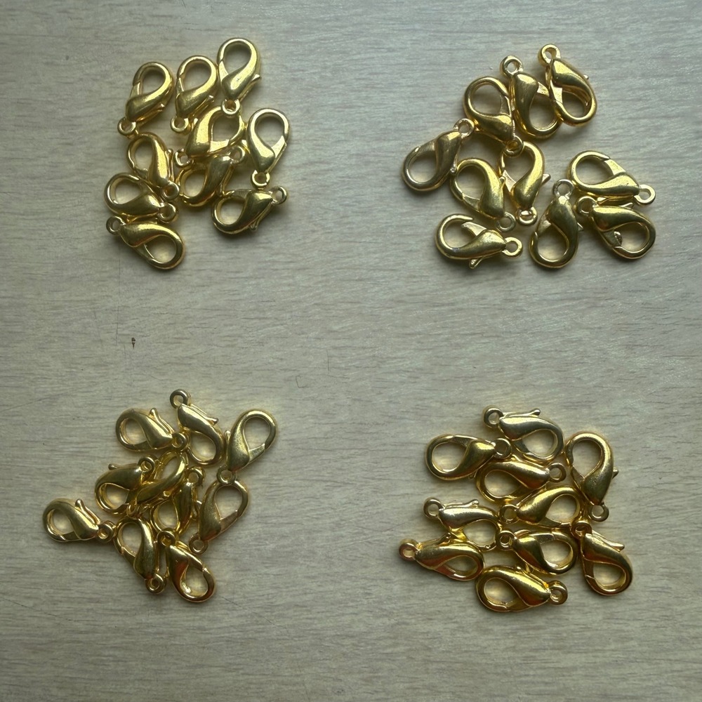 Unbranded Lobster Claw Clasps Unisex OS Gold New Jewelry Making Findings 100pc - Picture 6 of 8